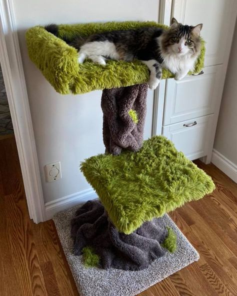 Cat Tree Ideas, Custom Cat Trees, Cats Grooming, Cat Room Decor, Cat Stand, Cat Tree Designs, Lethbridge Alberta, Katt Grejer, Cat Castle