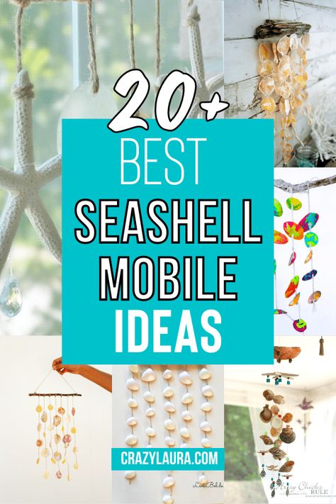 A seashell mobile can add a touch of coastal charm to your home. Check out some of the best seashell mobile ideas that you can hang at home. #SeashellMobile #DIY #Decor #Beach Oyster Shells Diy, Seashell Mobile, Wind Charm, Windchimes Diy, Yard Crafts, Mobile Ideas, Beach Crafts Diy, Seashell Wind Chimes, Make Wind Chimes