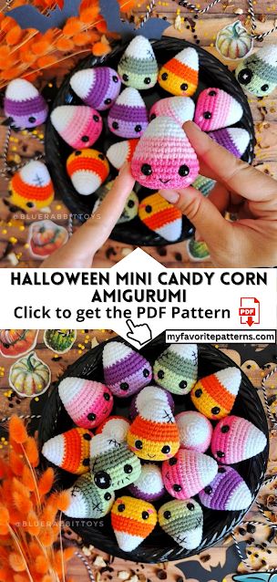 Couture, Amigurumi Patterns, Spooky Free Crochet Patterns, Halloween Crochet Plushie Patterns, Amigurumi Pattern Halloween, Free Crochet Candy Corn Patterns, Amigurumi No Sew Pattern, Easy Halloween Amigurumi Free Pattern, Halloween Crochet Amigurumi Patterns