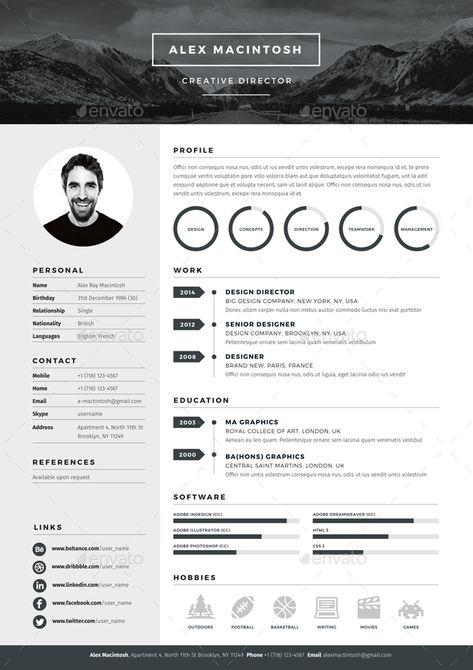 Cv Template Adobe Illustrator ,  #adobe #CvTemplate #illustrator #template Event Posters, Hobbies Icon, Cv Website, Graphic Resume, Cv Original, It Cv, Cv Inspiration, Design Cv, Resume Layout