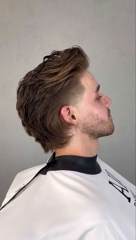 Top 50 Trendy & Cool Men's Fade Haircuts: Detailed Gallery | 50 Best Fade Haircuts for Men (Detailed Gallery) | Aesthetic Hairstyles For Men Mulet Hair Styles For Men, Haircut For Men Oval Face, Mens Long Hairstyles Wavy, Greaser Hairstyle Men, Baseball Flow Haircut, Hire Style Men Hair, Tapered Mullet, Mens Mullet Hairstyle Modern, Cowboy Haircut Men