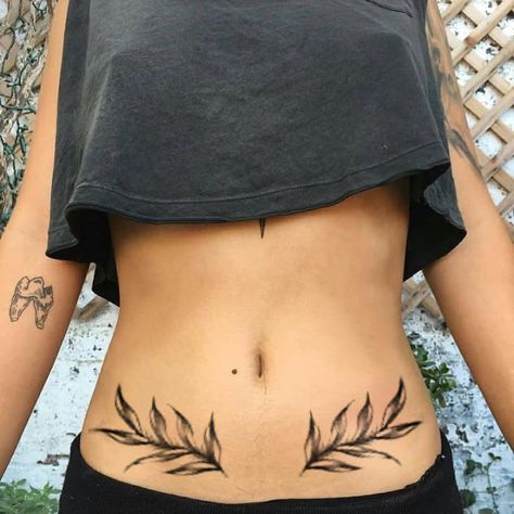 hs tattoo fern minimal hips Vine Stomach Tattoos Women, Fern Tattoo On Stomach, Fern Stomach Tattoo, Hip Fern Tattoo, Leaves Stomach Tattoo, Leaves On Stomach Tattoo, Vine Tattoos Stomach, Fern Hip Tattoos Women, Leaves On Hip Tattoo