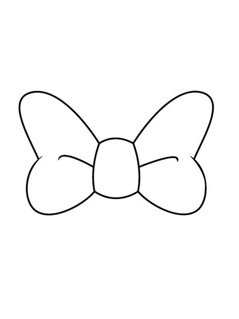 Minnie Mouse Bow Template, Bow Coloring Pages, Flora Disney, Bows Template, Punchneedle Ideas, Punch Toka, Bow Tie Template, Turtle Applique, Minnie Mouse Ribbon