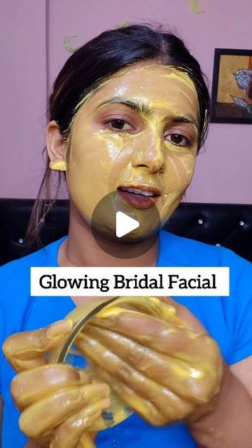 Bridal Facial Skin Care, Skin Care For Wedding, Home Made Beauty Tips, Face Facial At Home, Bridal Facial At Home, Home Made Face Pack Glowing Skin, How To Clean Your Face, Bridal Glow Skin Care, Home Made Facial For Glowing Skin