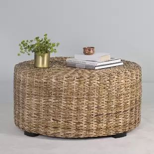 Coffee Tables Small Entryways, Coffee Table Pottery Barn, Wicker Coffee Table, Outdoor Dinnerware, Sala Grande, Estilo Tropical, Reclaimed Wood Coffee Table, Rattan Coffee Table, Entryway Furniture