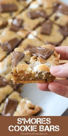 Smores Cookie Bars, Summer Desserts Easy, Smores Cookie, Bars Dessert, Dessert Oreo, Dessert Bar Recipe, Cookie Bar, S'mores, Desserts Easy