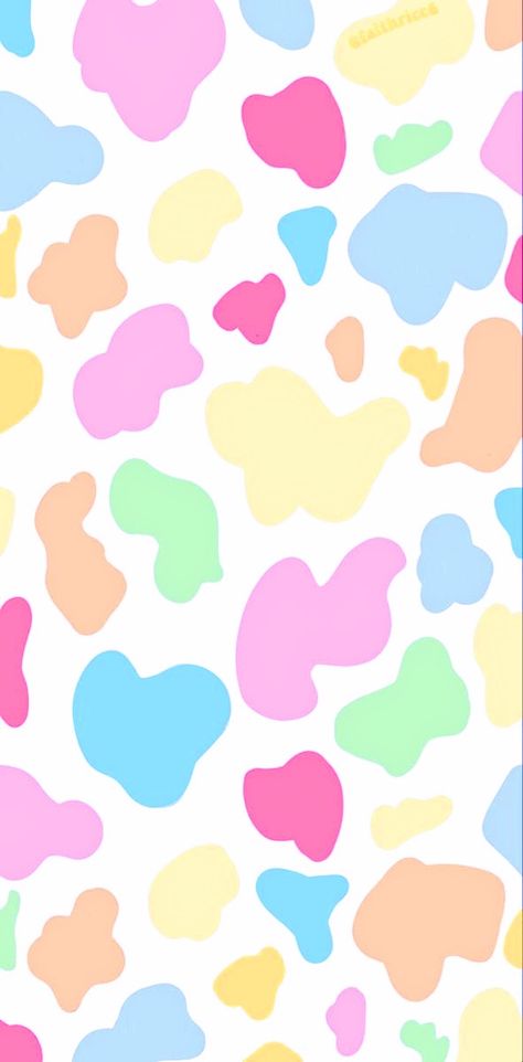 Ios Rainbow Wallpaper, Cute Wallpapers Rainbow Pastel, Cute Cow Background Wallpapers, Cow Prints Aesthetic Wallpaper, Pastel Cow Print Wallpaper, Rainbow Pastel Wallpaper Aesthetic, Cute Cow Backgrounds Aesthetic, Aesthetic Pastel Rainbow Wallpaper, Aesthetic Wallpaper Iphone Rainbow