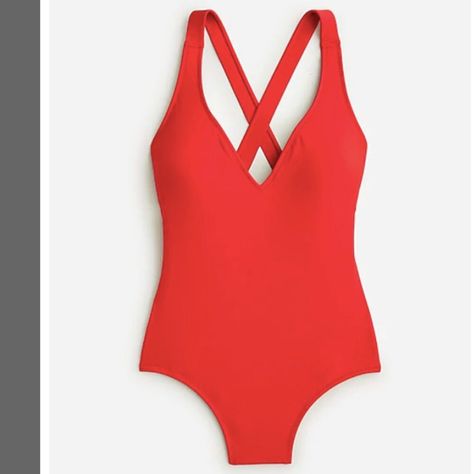 J. Crew High Support Cross Back One Piece Swim Suit Red Size 10 Nwt Still In Sealed New Packing! Dive Into Our Newest One-Piece-Wonder... With A Deep V-Neck And Straps That Cross In The Back For A Bit Of Extra Support, Without Any Pesky Underwire. Plus, It's Crafted With Nylon Made From Recycled Materials That Could Otherwise Go To Landfills. 82% Recycled Nylon/18% Elastane. Removable Pads. Our Swimsuits Are Machine Washable, But We Recommend Hand Washing, As It Helps Keep The Fabric And Shape Of The Suit Looking Newer, Longer. Import. Item Br016. Coverage Scale Fullstreamlined, Supportive And Great For Swimming. Item Style: Br016 Size: 10 Color: Venetian Red Kw0108 Fits Slightly Big One Piece Swim, Fit N Flare Dress, Swim Suit, Rain And Snow Boots, Hand Washing, Deep V Neck, Fit & Flare, Recycled Materials, Trending Accessories