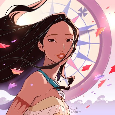 碧 風羽 - Foo Midori on Twitter: "You are always my compass  Disney Pocahontas fanart… " Disney Princess Pocahontas, Pocahontas Disney, Princesas Disney Anime, Animation Disney, Disney Pocahontas, Walt Disney Animation, Art Disney, Pinturas Disney, Arte Disney