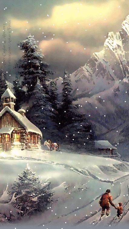 Winter Scenes Wonderland, Beautiful Winter Pictures, Beautiful Christmas Scenes, Winter Christmas Scenes, Beautiful Winter Scenes, Merry Christmas Pictures, Christmas Scenery, Winter Images, Scenery Pictures