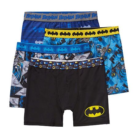 # Pieces In Set: 4-PackFeatures: Comfort Waistband, Moisture Wicking, Multi-PackCharacter: BatmanFiber Content: 92% Polyester, 8% SpandexFabric Description: JerseyCare: Machine Wash, Tumble DryCountry of Origin: Imported Big Kids, Boxer Pants, Graphic Styles, Boys Boxers, Boy Stuff, Big Kid, Boxer Briefs, Christmas List, Kids Boys