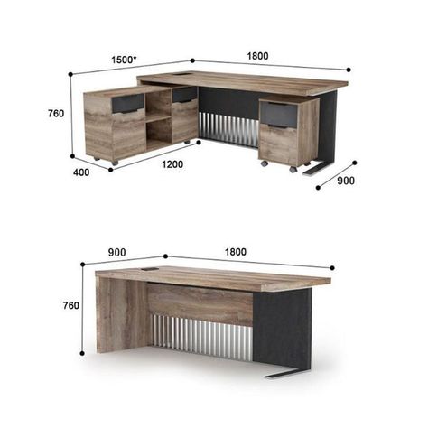 DIY Wood Projects Meja Industrial, Executive Desk Set, Black Office Furniture, Office Furniture Desks, Modern Office Table, Christmas Crafts For Adults Diy, Halloween Decorations Outdoor Diy, Small Office Design Interior, Executive Office Furniture