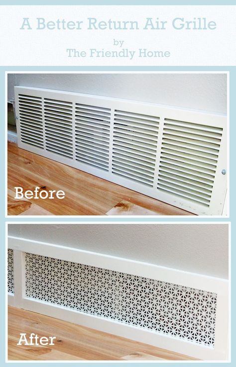 A better looking return air grille: Remodels, House Improvement Ideas Diy Projects, Small Home Improvements, Casa Diy, Up House, घर की सजावट, Cool Ideas, Air Vent, Boho Home