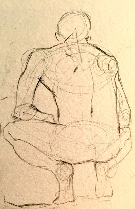 Slouched Back Reference, Person Squatting Drawing, Drawing Reference Poses From Behind, Man Bending Down Reference, Male From Behind Reference, Guy From Behind Drawing, Squatting Pose Reference Male, How To Draw A Body From Behind, Squating Pose Drawing