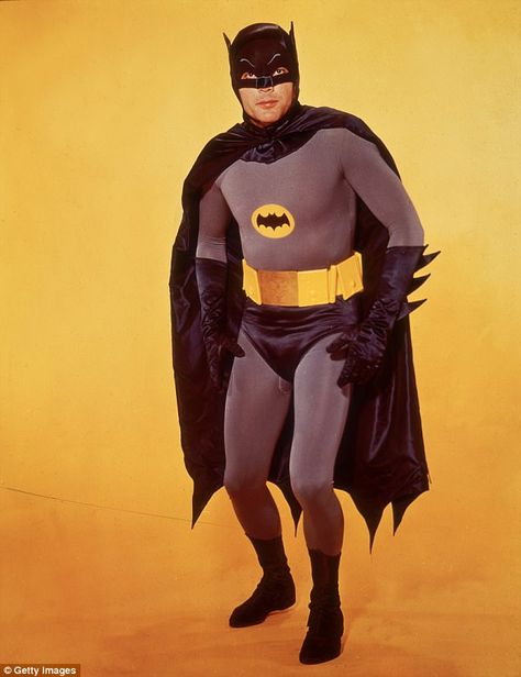 TV superhero: West, shown in a 1966 promo still, played Batman for three seasons Erin Moran, Batman Halloween Costume, Adam West Batman, Batman Halloween, James Gordon, Batman Tv Show, Burt Ward, Batman 1966, Batman Tv Series