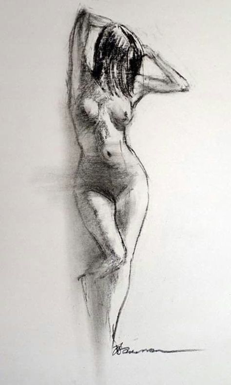 Woman Sketches Drawing, Charcoal Landscape Drawing Sketch, Two People Drawing Poses Character Design References, Womens Body Drawing Reference, Body Drawing Inspiration, Body Sketches Female Realistic, Line Art Figure Drawing, Women Body Sketch Anatomy, Human Forms Art