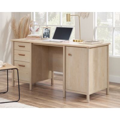 Computer Desk With Drawers, Computer Desk With Storage, Desk Essentials, Desk With Storage, Pedestal Desk, Office Workstations, Desk Supplies, Drawer Shelves, Executive Desk