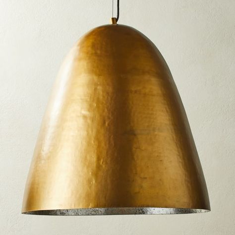 CB2 - February Catalog 2021 - Hammered Brass Dome Pendant Light Brass Dome Pendant, Brass Dome Pendant Light, Capiz Chandelier, Dome Pendant Light, Drum Pendant Lighting, Dome Pendant Lighting, Globe Pendant Light, Pendant Lights & Chandeliers, Brass Pendant Light