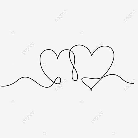 Heart Love Drawing, Valentine Line Art, Valentines Line Art, Minimalist Love Drawing, Love Ideas Drawing, Love Symbol Drawing, Drawing Love Ideas, 1 Line Art Easy, Valentines Drawings Ideas