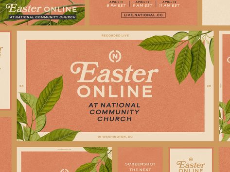 Easter 2020 by Josh Thomassen on Dribbble Easter Graphic Design Church, Summer Branding, Easter Graphic Design, Sermon Graphics, Church Outreach, Church Branding, Easter Service, Church Media Design, Church Backgrounds