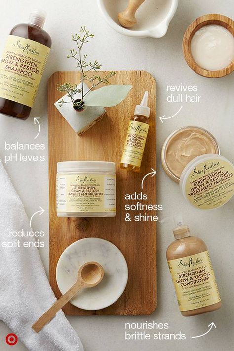 Restore dry, brittle, damaged hair with ONE collection! Jamaican Black Castor Oil contains a special blend of nourishing, natural, certified organic and ethically-sourced ingredients. Image: @Target . Caster Oil, Transitioning Hair, Head Quarters, Cosmetica Natural, Transitioning Hairstyles, Black Castor Oil, Home Remedies For Hair, Oil Hair, Dull Hair