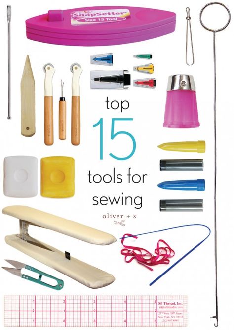 Top Fifteen Tools for Sewing | Blog | Oliver + S Sew Ins, Sewing Equipment, Sewing Supplies Storage, Techniques Couture, Beginner Sewing Projects Easy, Leftover Fabric, Diy Couture, Sewing Skills, Sewing Tools
