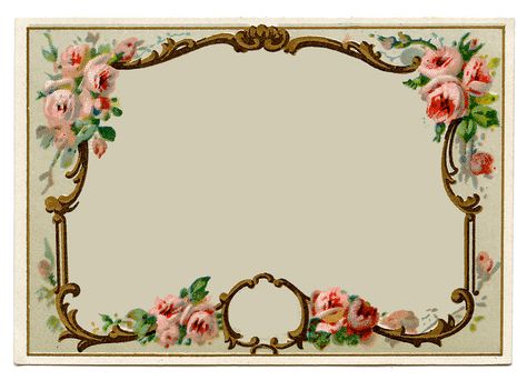 Vintage Clip Art - Pretty French Perfume Label - Frame - The Graphics Fairy French Perfume Labels, Perfume Label, Etiquette Vintage, Vintage Clipart, Label Image, French Perfume, French Rose, Graphics Fairy, Clip Art Vintage