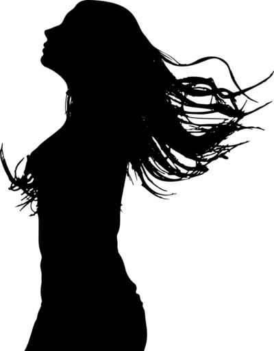 Woman - Free vector clip art image. #BlackAndWhite, #ClipArt, #Free, #People, #PublicDomain, #SVG, #VectorImage, #Women Printmaking, Hair Silhouette, Woman Hair, Clipart Free, Public Domain Images, Free Pictures, Free Images, Human Silhouette, Free Vector