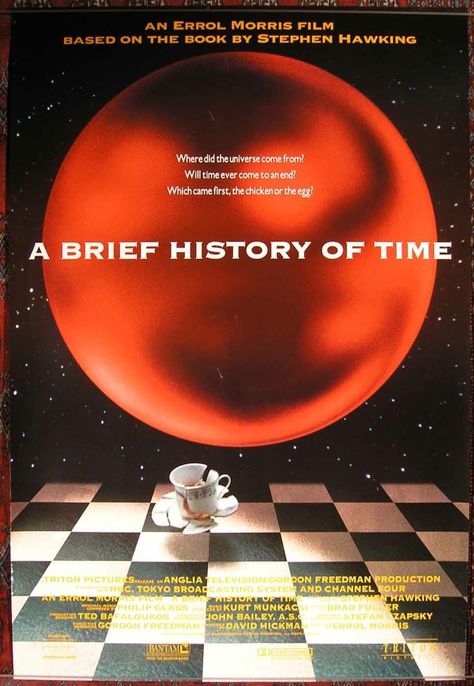 A Brief History of Time A Brief History Of Time, Brief History Of Time, Movie Diary, Alfred Nobel, Philip Glass, History Of Time, Science Fact, American Comedy, French Poster