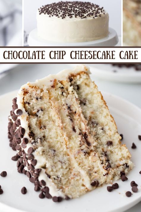 Bundt Cake Prices, 9 Inch Cake Recipes, Moist Chocolate Chip Cake Recipe, Cake Recipes Mothers Day, Food Recipes For Date Night, Cheesecake Cake Cupcakes, Different Chocolate Cakes, Chocolate Chip Cake Bars, Chocolate Cheesecake Cake Recipe