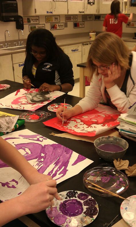 Art with Ms. Lloyd: 8th Grade Painting- Pop Art Portraits