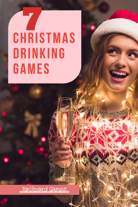 Adult Christmas Party Drinking Games, Drinking Games Christmas Party, Drunk Christmas Games, Christmas Drink If Game, Christmas Games For Adults Drinking, Xmas Drinking Games, Christmas Drinking Games Party Ideas, Christmas Girls Night Games, Girlfriends Christmas Party Ideas