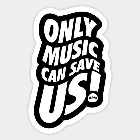 Kawaii, Music Stickers Printable, Edgy Stickers, Cool Stickers For Laptop, Laptop Stickers Ideas, Only Music Can Save Us, Sticker Design Ideas, Stickers Music, Cool Laptop Stickers