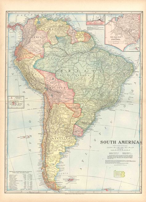 South America 1899 South America Map Aesthetic, Latin America Aesthetic, Latin America Map, Chemistry Posters, Maps Aesthetic, Ancient World Maps, Interesting Maps, Journalism Career, South America Map