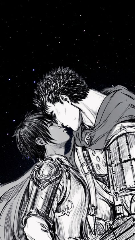 Casca And Guts Art, Berserk Lockscreen, Guts And Casca Wallpaper, Guts Wallpaper Berserk, Guts And Casca, Guts Wallpaper, Arte Do Hip Hop, Anime Tshirt, Shiva Lord Wallpapers