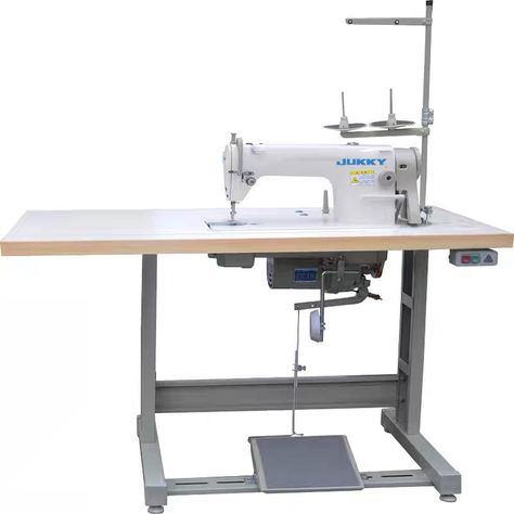 JUKKY JK8700 Starlight Industrial LOCKSTITCH SEWING Machine Apparel Machinery Metal 1 Set Lockstitch 301 Electronic Fabric China https://m.alibaba.com/product/60354283210/JUKKY-JK8700-Starlight-Industrial-LOCKSTITCH-SEWING.html?__sceneInfo={"cacheTime":"1800000","type":"appDetailShare"} Couture, Electric Sewing Machine, Industrial Fabric, Sewing Machine For Sale, Sewing Materials, Sewing Machine Brands, Computerized Sewing Machine, Sewing Machine Table, Industrial Product