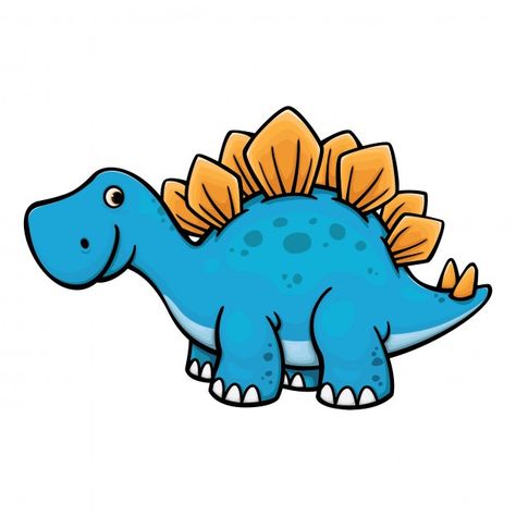 Cute dino stegosaurus cartoon vector ill... | Premium Vector #Freepik #vector #baby #nature #cartoon #animal Stegosaurus Drawing, Stegosaurus Cartoon, Dino Cartoon, Dino Clipart, Baby Dinosaur Party, Monster Outline, Nature Cartoon, Dinosaur Clip Art, Dinosaur Clipart