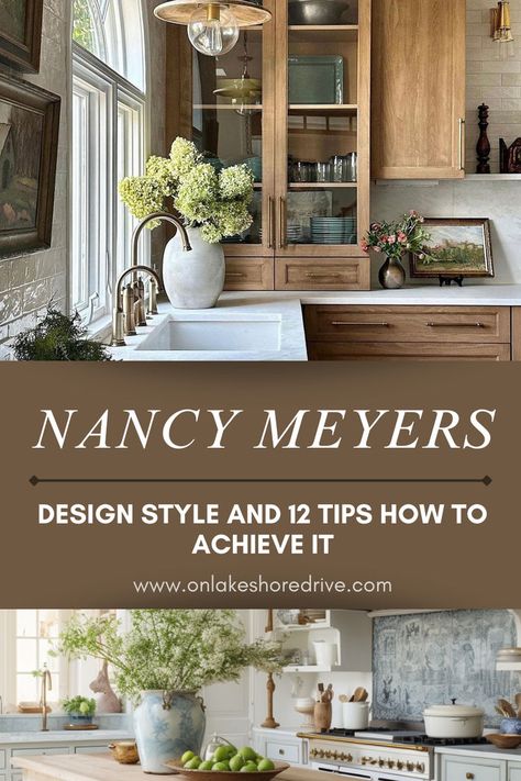 Nancy Meyers style kitchens Design, Nancy Meyers, Design Style, Her Style, Drive, Key