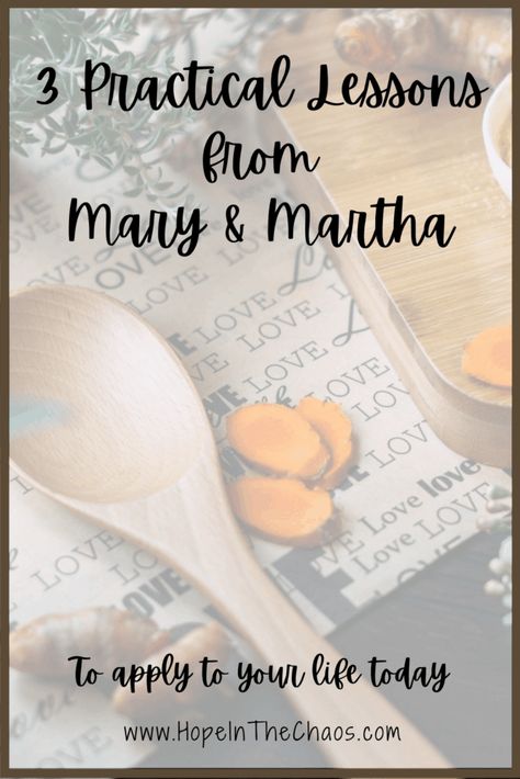 Mary & Martha: 3 Practical Lessons You Can Start Using Today! Mary And Martha Bible, Mary In The Bible, Youth Bible Lessons, Free Sunday School Lessons, Bible Study Materials, Family Home Evening Lessons, Relief Society Lessons, Kids Sunday School Lessons, Childrens Church Lessons