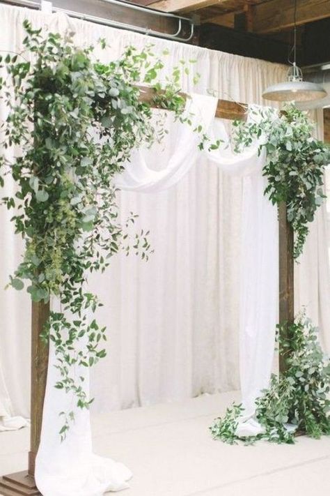 Wedding Archway, Wedding Arbour, Arch Flowers, Foliage Wedding, Inexpensive Wedding, Garden Art Projects, Ceremony Arch, Marriage Ceremony, Event Ideas