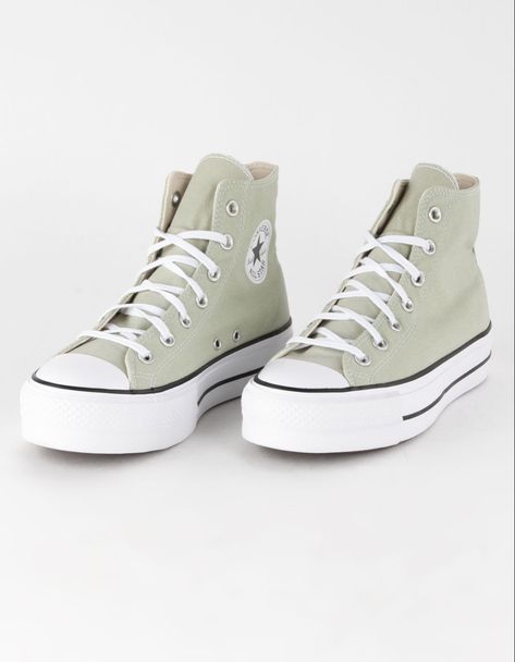 Cute Converse Shoes, Mode Converse, Womens High Top Shoes, Cute Converse, Shoes For School, Chuck Taylor All Star Lift, Preppy Shoes, Dr Shoes, Shoe Wishlist