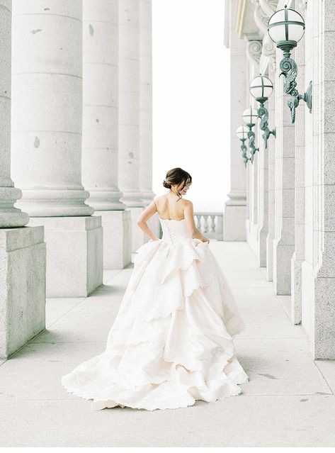 Ballgown Wedding Dresses, Bridal Closet, Bridal Photographs, Ballgown Wedding, Romantic Wedding Photos, Classic Wedding Dress, Wedding Dresses Strapless, Maggie Sottero, Modern Bridal