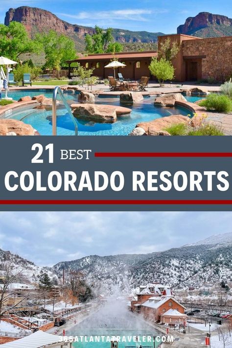 Colorado All Inclusive Resorts, Best Colorado Family Vacations, Colorado Places To Stay, Best Colorado Summer Vacations, Colorado In The Winter, Colorado Hot Springs Resorts, Colorado Weekend Getaway, Best Places To Visit In Colorado Summer, Colorado Resorts Summer