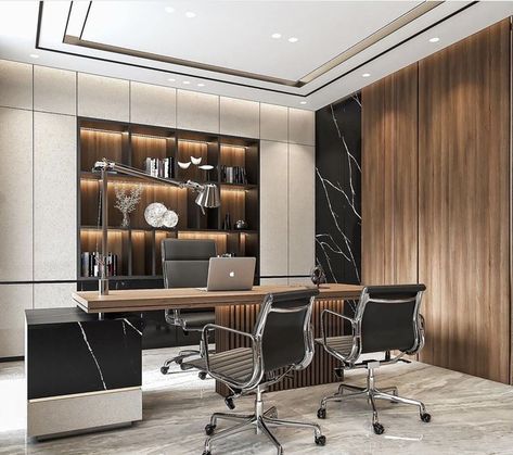 Luxury Office Cubicle, Bookshelf Luxury, Lawyer Office Interior, Lawyer Office Design, Office Interior Design Luxury, Contemporary Office Interiors, Luxury Office Interior, Bureau D'art, Law Office Design