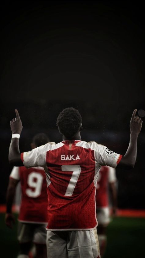 Cool Arsenal Wallpapers, Saka Wallpaper Iphone, Arsenal Profile Picture, Football Wallpaper Arsenal, Saka Arsenal Wallpaper, Saka Bukayo, Saka Celebration, Bukayo Saka Wallpaper Hd, Arsenal Widget