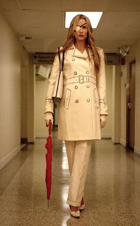 Elle Driver, Nursing School Outfit, Patent Trench Coats, Kill Bill Movie, Kill Bill Vol 1, Moschino Fashion, Quentin Tarantino Movies, Daryl Hannah, Lacey Chabert