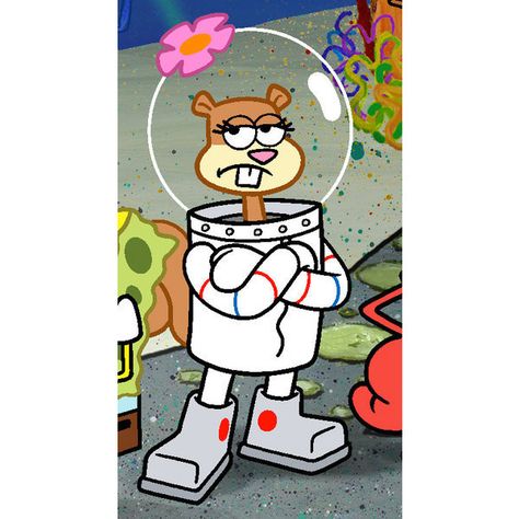 Sandy From Spongebob, Spongebob And Sandy, Spongebob Cartoon, Spongebob Drawings, Spongebob Painting, Sandy Cheeks, Bff Gifts Diy, Spongebob Wallpaper, Space Painting