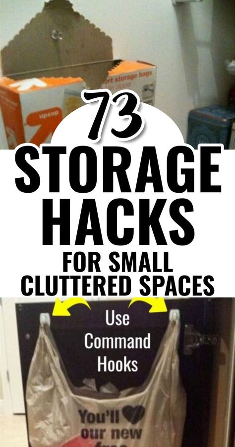 Hide Clutter Ideas, Tiny Home Organization Hacks, Storage Hacks For Small Spaces, Small Spaces Organization, Cheap Storage Ideas, Clutter Bug, Craft Storage Ideas For Small Spaces, Organized Ideas, Diy Declutter