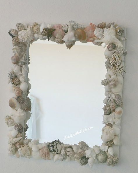 76 Crafts To Make and Sell - Easy DIY Ideas for Cheap Things To Sell on Etsy, Online and for Craft Fairs. Make Money with These Homemade Crafts for Teens, Kids, Christmas, Summer, Mother’s Day Gifts. |  Sea Shell Mirror  |  diyjoy.com/crafts-to-make-and-sell Crafts To Make And Sell Easy, Things To Sell On Etsy, Crafts Kindergarten, Profitable Crafts, Diy Gifts Cheap, Diy Joy, Easy Diy Ideas, Seashell Mirror, Sell Easy