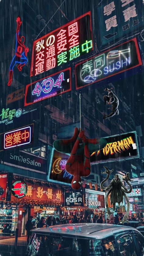 #japan #china #neon #movies #art #vintage #spidermanshuffles #spiderman #venom #japanese Venom, Spiderman Venom, Movies Art, Spiderman Art, Art Vintage, Create Collage, Cartoon Wallpaper, Spiderman, Your Aesthetic